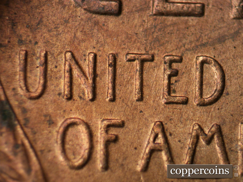 Die-stage C marker on 1950D•1MM•017 (1950 Repunched Mint Mark).