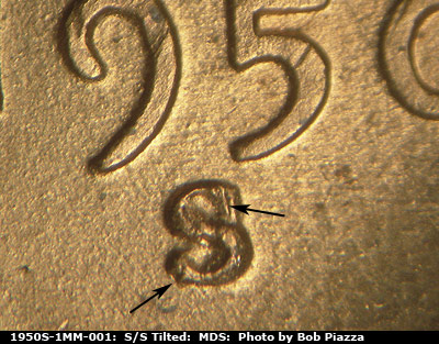 1950 Lincoln cent obverse, CopperCoins die 1950S•1MM•001.