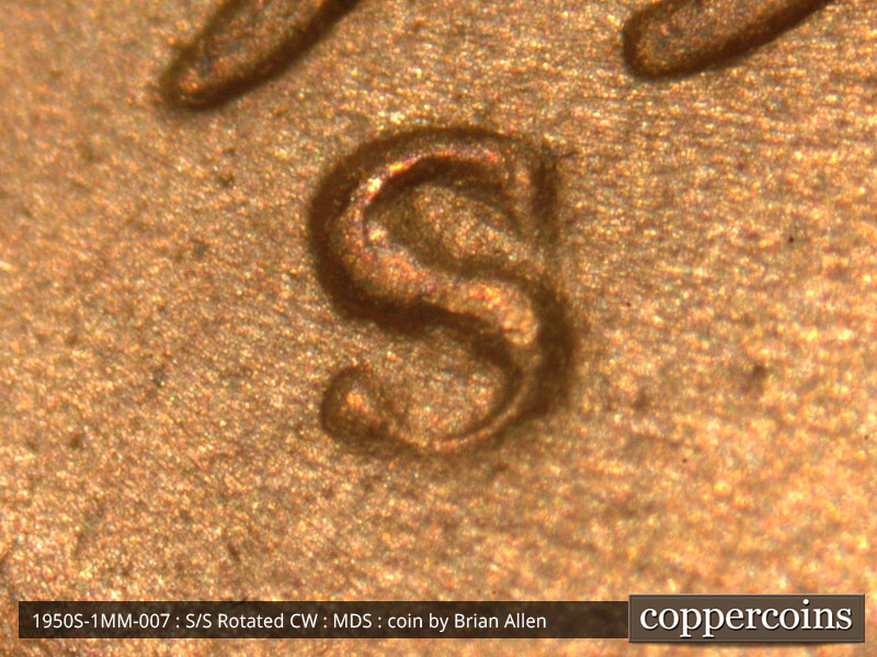 1950 Lincoln cent obverse, CopperCoins die 1950S•1MM•007.