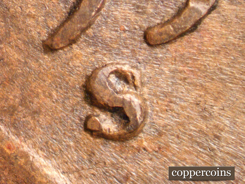 1950 Lincoln cent obverse, CopperCoins die 1950S•1MM•016.