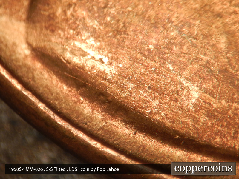 Die-stage C marker on 1950S•1MM•026 (1950 Repunched Mint Mark).