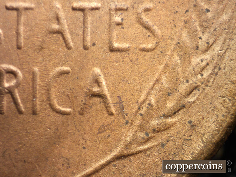 Die-stage C marker on 1950S•1MM•029 (1950 Repunched Mint Mark).