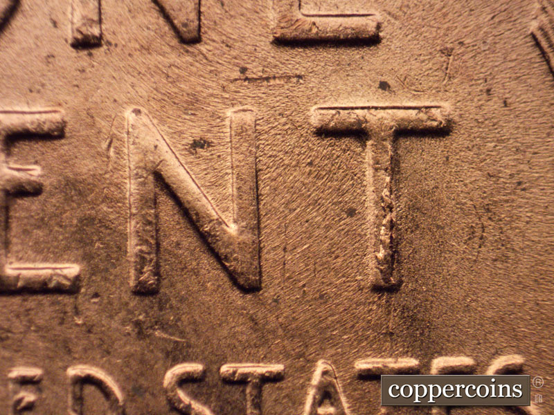 Die-stage C marker on 1951D•1MM•011 (1951 Repunched Mint Mark).