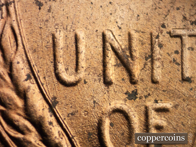 Die-stage B marker on 1951D•1MM•013 (1951 Repunched Mint Mark).
