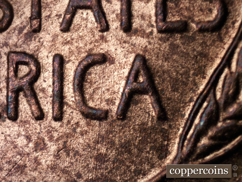 Die-stage C marker on 1951D•1MM•015 (1951 Repunched Mint Mark).