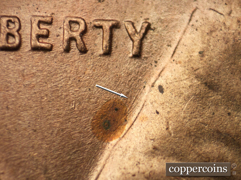 Die-stage C marker on 1951D•1MM•025 (1951 Repunched Mint Mark).