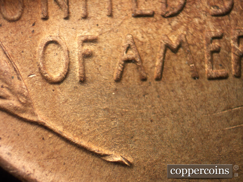 Die-stage C marker on 1951D•1MM•025 (1951 Repunched Mint Mark).