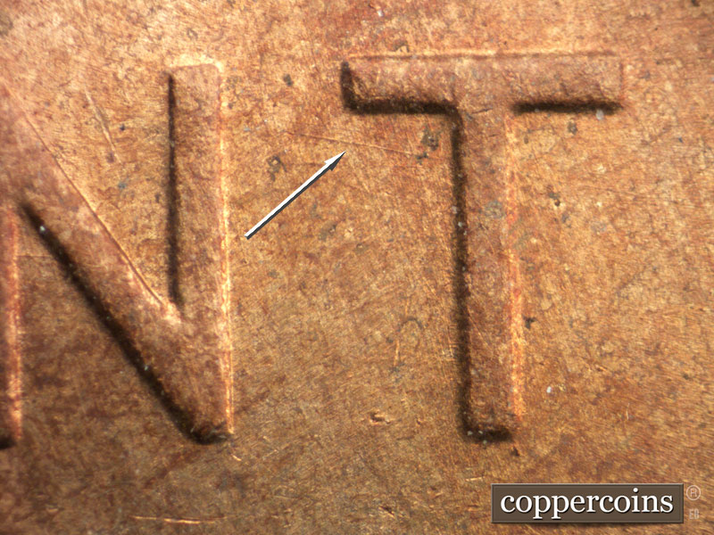 Die-stage C marker on 1951D•1MM•025 (1951 Repunched Mint Mark).