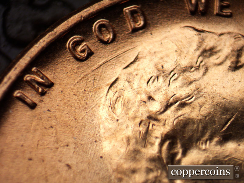 Die-stage B marker on 1951D•1MM•028 (1951 Repunched Mint Mark).
