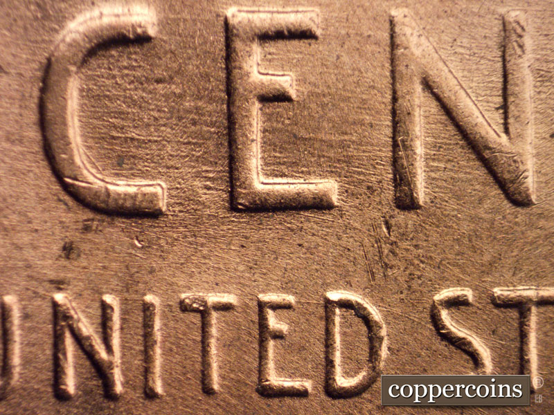 Die-stage B marker on 1951D•1MM•039 (1951 Repunched Mint Mark).