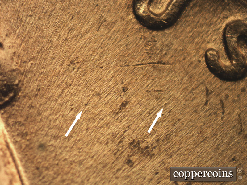 Die-stage C marker on 1951D•1MM•047 (1951 Repunched Mint Mark).