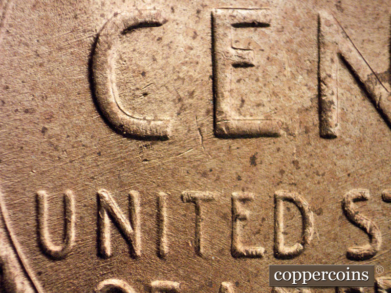 Die-stage C marker on 1951D•1MM•048 (1951 Repunched Mint Mark).