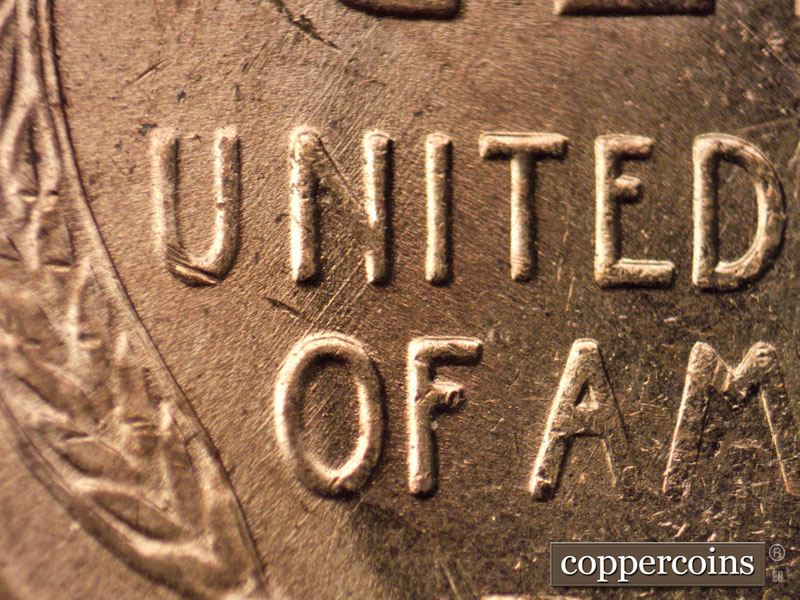 Die-stage B marker on 1951D•1MM•050 (1951 Repunched Mint Mark).