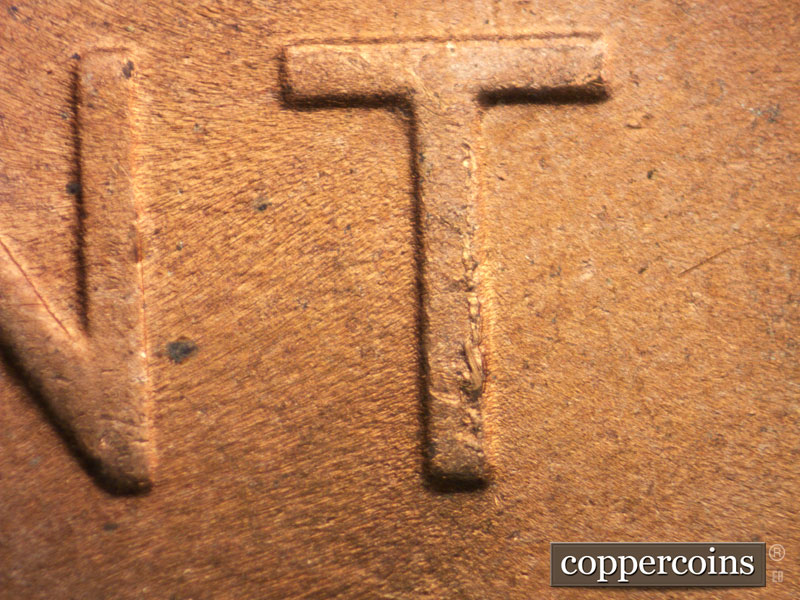 Die-stage B marker on 1951D•1MM•056 (1951 Repunched Mint Mark).