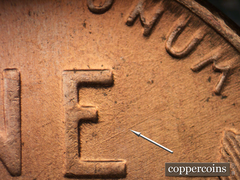 Die-stage C marker on 1951D•1MM•065 (1951 Repunched Mint Mark).