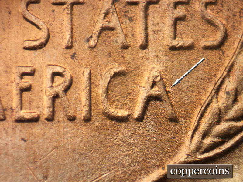 Die-stage C marker on 1951D•1MM•067 (1951 Repunched Mint Mark).