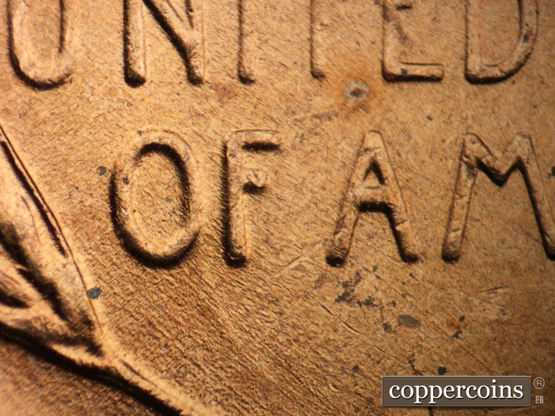 Die-stage C marker on 1952D•1MM•022 (1952 Repunched Mint Mark).