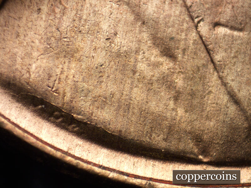 Die-stage C marker on 1952D•1MM•054 (1952 Repunched Mint Mark).