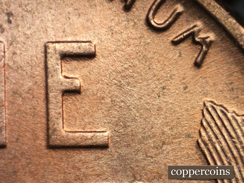Die-stage C marker on 1952D•1MM•054 (1952 Repunched Mint Mark).