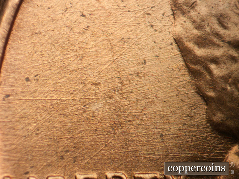 Die-stage B marker on 1952D•1MM•067 (1952 Repunched Mint Mark).