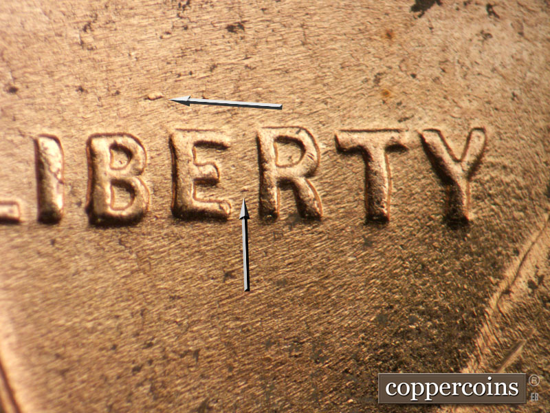 Die-stage C marker on 1952D•1MM•068 (1952 Repunched Mint Mark).