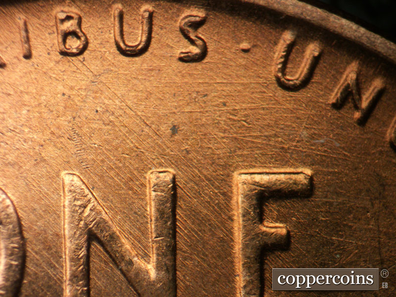 Die-stage B marker on 1952D•1MM•075 (1952 Repunched Mint Mark).