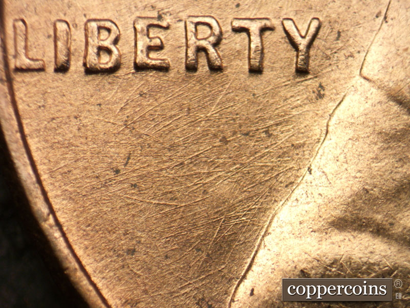 Die-stage B marker on 1952D•1MM•080 (1952 Repunched Mint Mark).