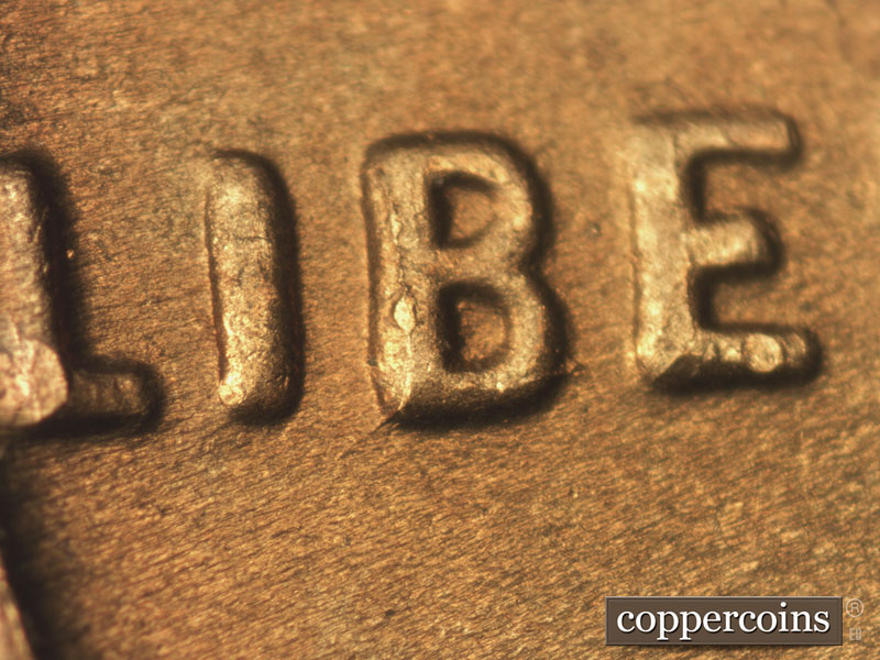Die-stage C marker on 1952S•1MM•021 (1952 Repunched Mint Mark).