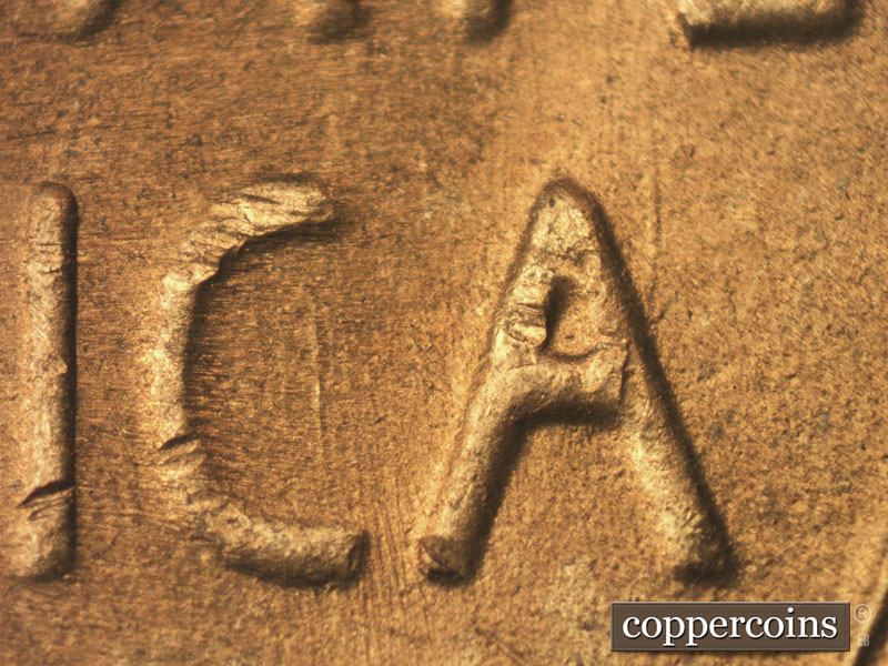 Die-stage C marker on 1952S•1MM•024 (1952 Repunched Mint Mark).