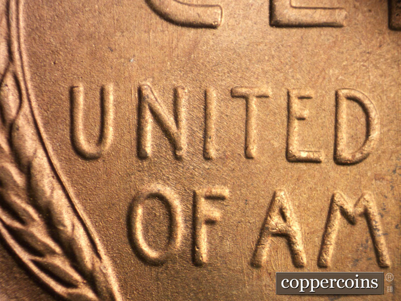 Die-stage B marker on 1952S•1MM•026 (1952 Repunched Mint Mark).