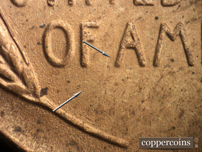 Die-stage C marker on 1952S•1MM•026 (1952 Repunched Mint Mark).