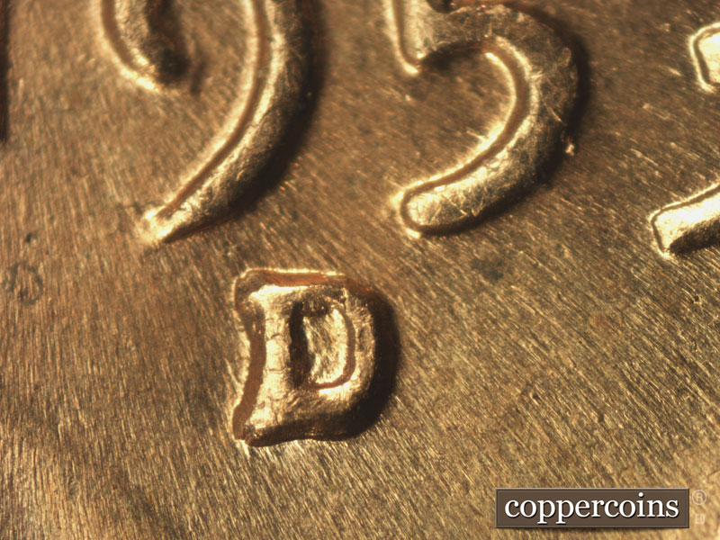 1953 Lincoln cent obverse, CopperCoins die 1953D•1MM•048.
