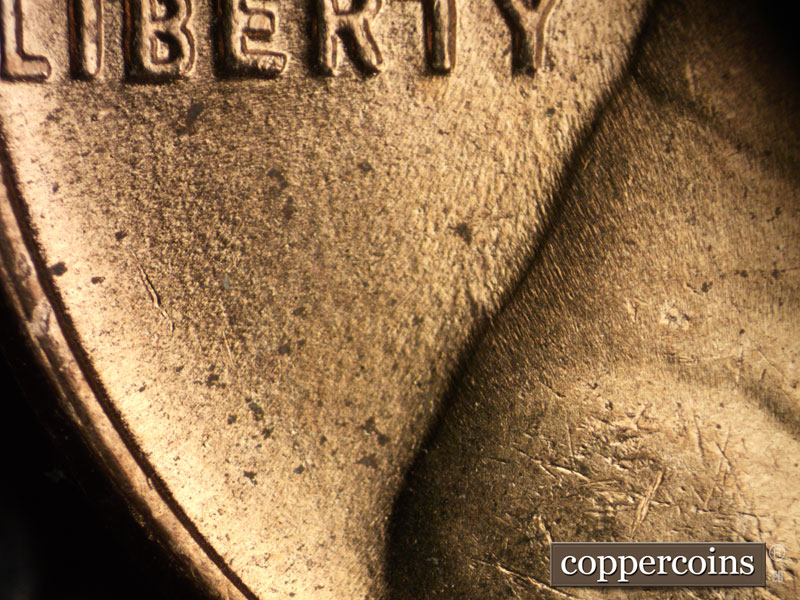 Die-stage C marker on 1953D•1MM•057 (1953 Repunched Mint Mark).