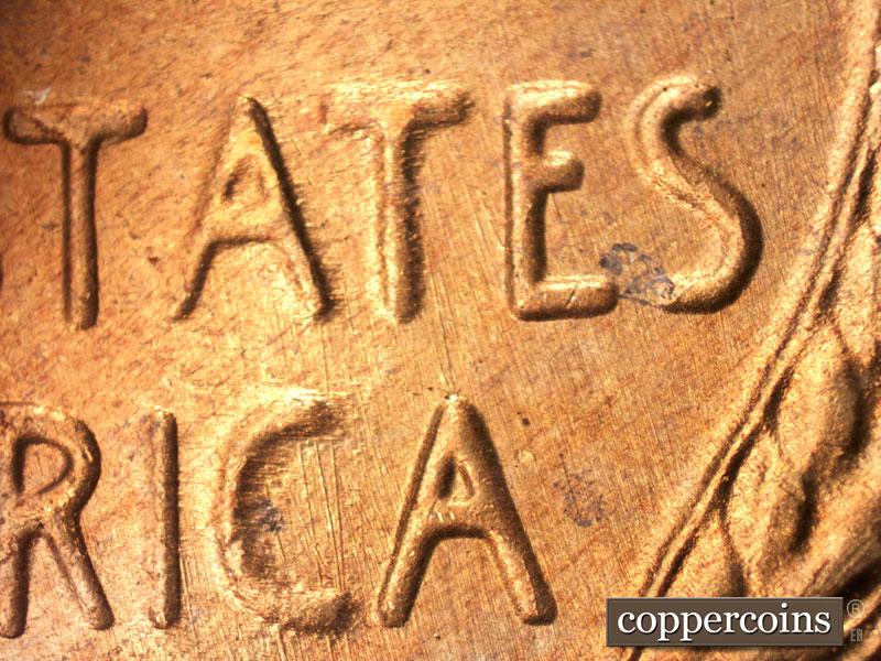 Die-stage C marker on 1953S•1MM•004 (1953 Repunched Mint Mark).