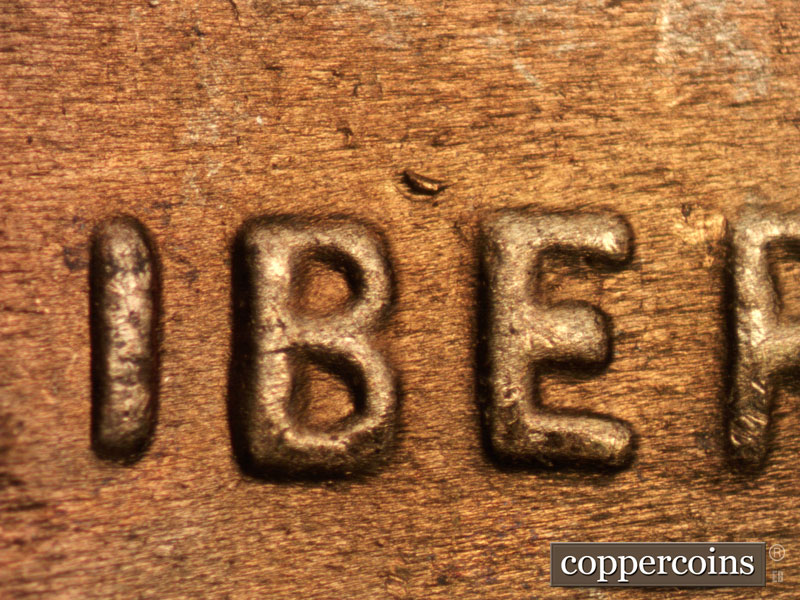 Die-stage C marker on 1953S•1MM•035 (1953 Repunched Mint Mark).