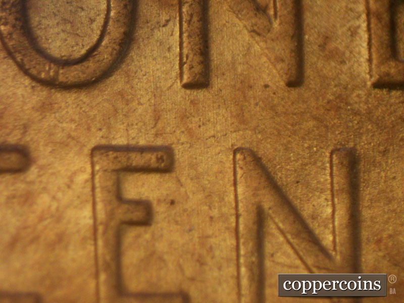 Die-stage B marker on 1953S•1MM•037 (1953 Repunched Mint Mark).