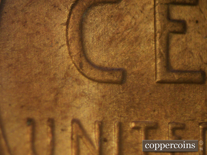 Die-stage B marker on 1953S•1MM•037 (1953 Repunched Mint Mark).