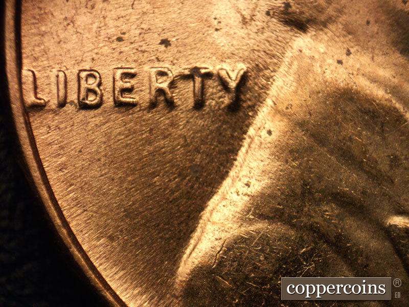 Die-stage C marker on 1954D•1MM•034 (1954 Repunched Mint Mark).