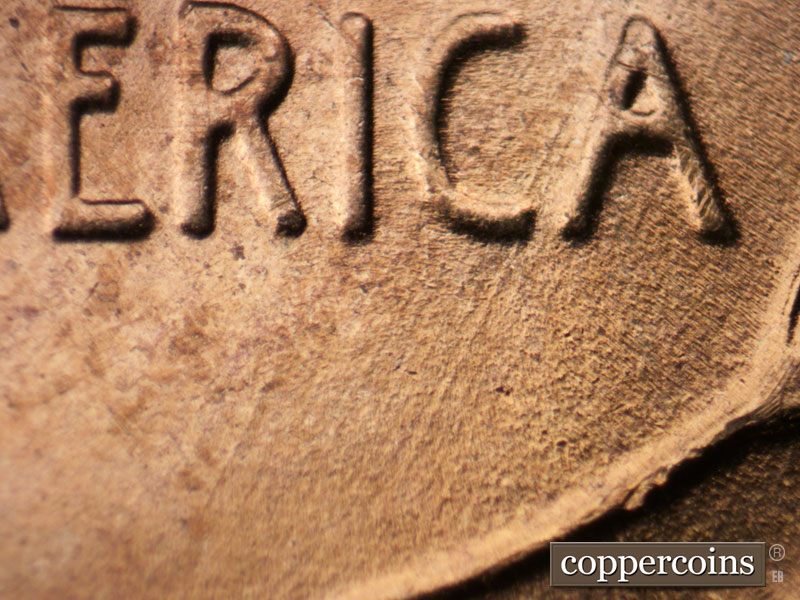 Die-stage B marker on 1954D•1MM•039 (1954 Repunched Mint Mark).