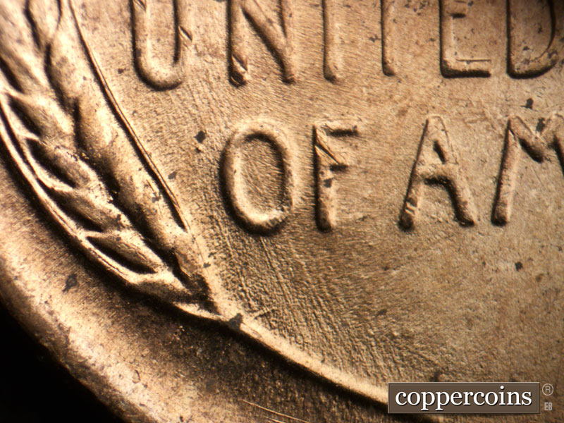 Die-stage C marker on 1954D•1MM•041 (1954 Repunched Mint Mark).