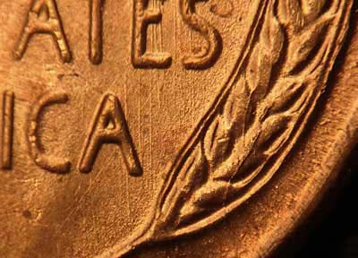 Die-stage B marker on 1954S•1MM•002 (1954 Repunched Mint Mark).