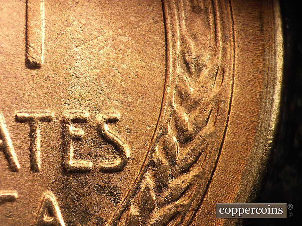 Die-stage D marker on 1954S•1MM•002 showing No die crack. Reverse die changed.