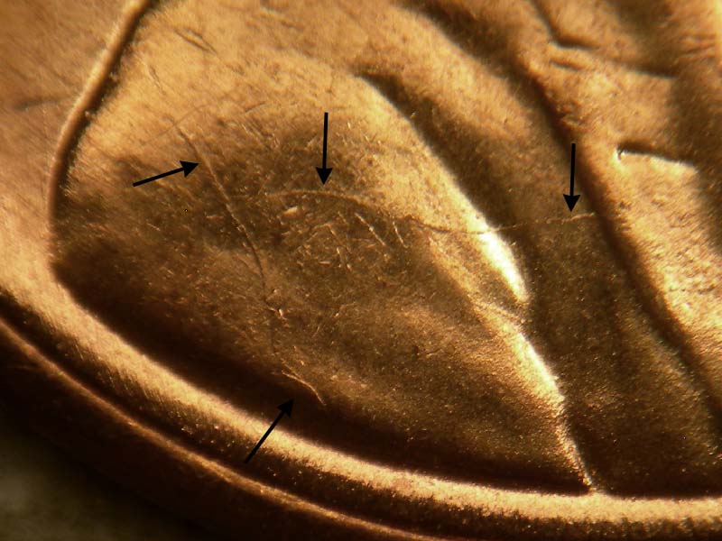 Die-stage C marker on 1954S•1MM•004 (1954 Repunched Mint Mark).