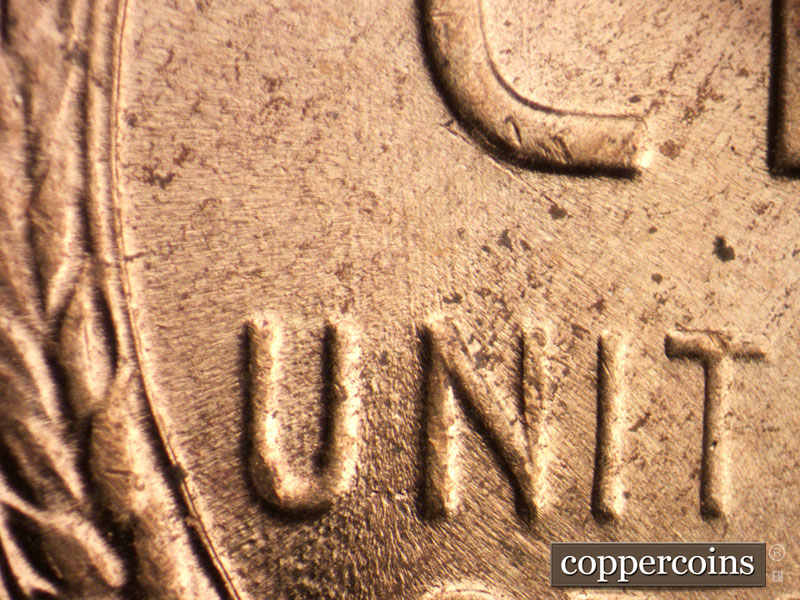 Die-stage C marker on 1955D•1MM•060 (1955 Repunched Mint Mark).