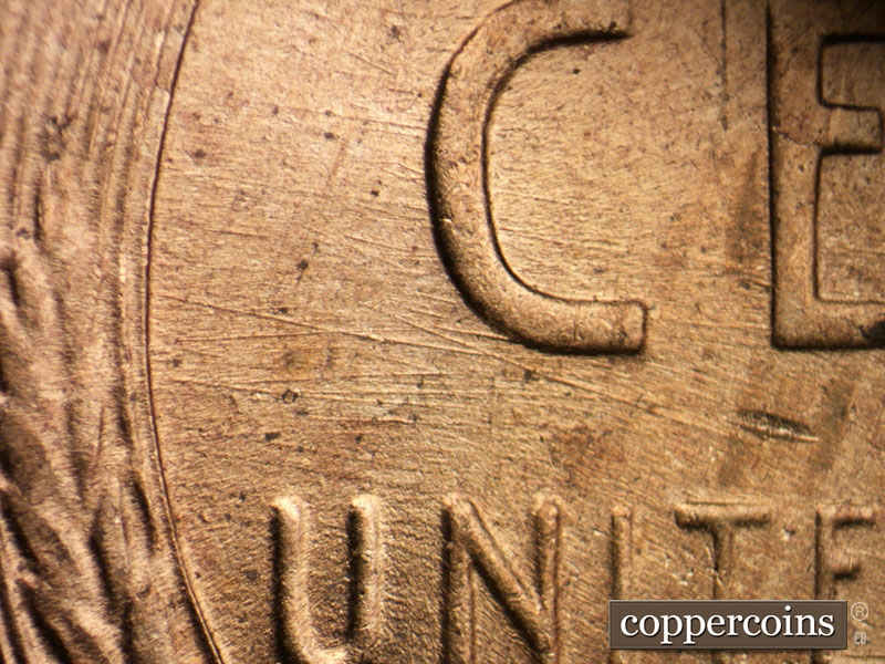 Die-stage C marker on 1955D•1MM•062 (1955 Repunched Mint Mark).