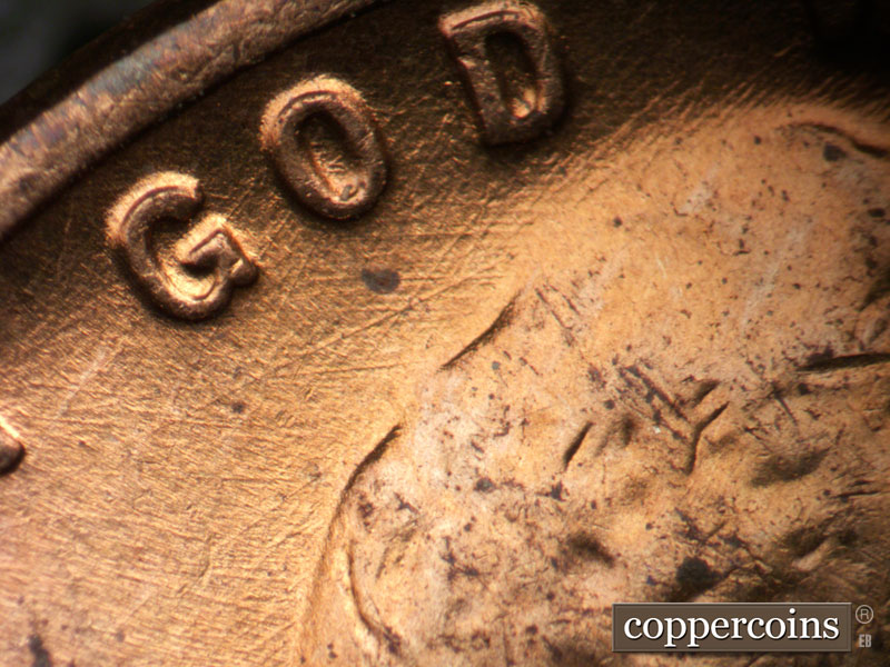 Die-stage C marker on 1955D•1MM•064 (1955 Repunched Mint Mark).
