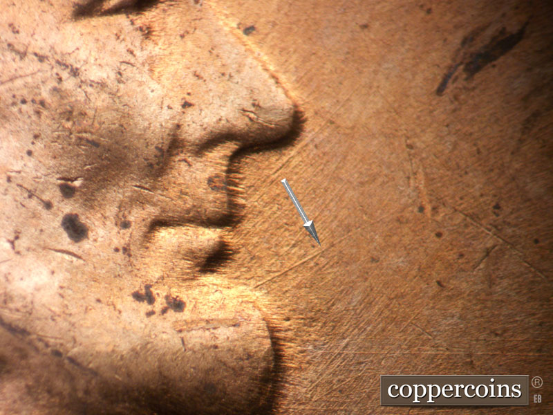 Die-stage C marker on 1955D•1MM•064 (1955 Repunched Mint Mark).