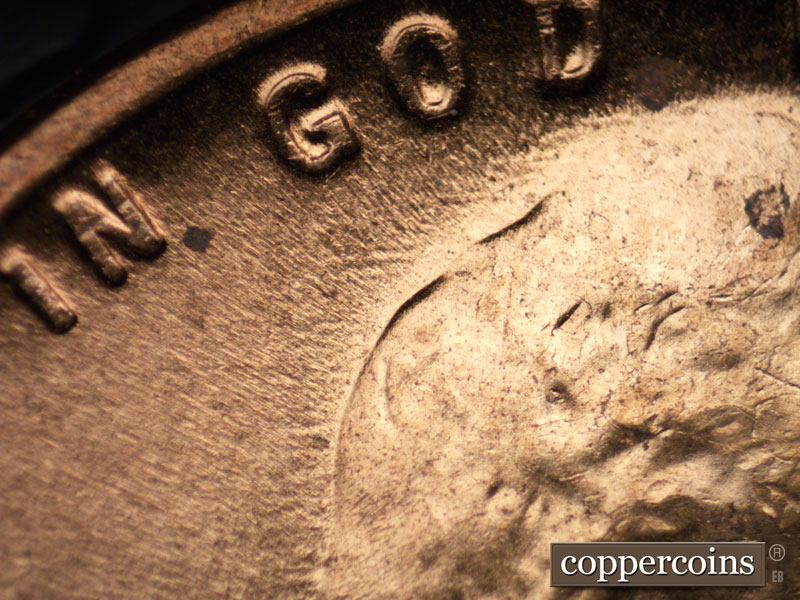 Die-stage C marker on 1956D•1MM•014 (1956 Repunched Mint Mark).