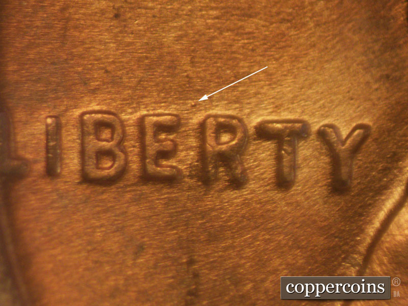 Die-stage C marker on 1956D•1MM•020 (1956 Repunched Mint Mark).