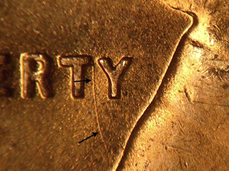 Die-stage B marker on 1956D•1MM•028 (1956 Repunched Mint Mark).